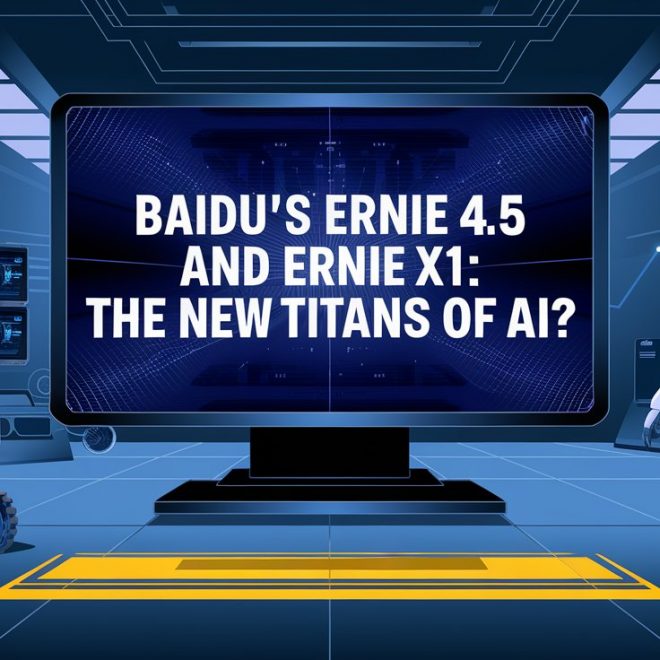 Baidu’s ERNIE 4.5 and ERNIE X1: The New Titans of AI?