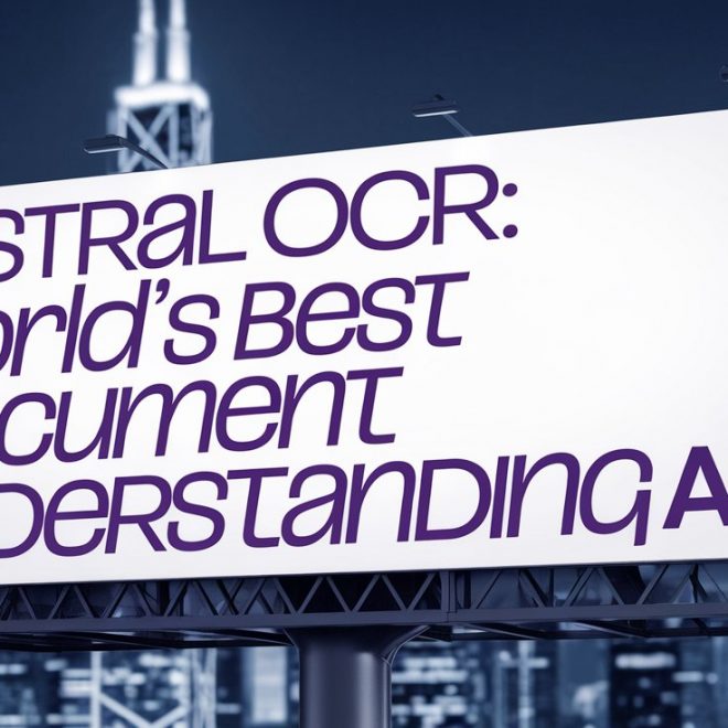 Mistral OCR: World’s Best Document Understanding API