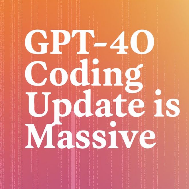 GPT-4o Coding Update is Massive: Best “Non-Thinking” Model?