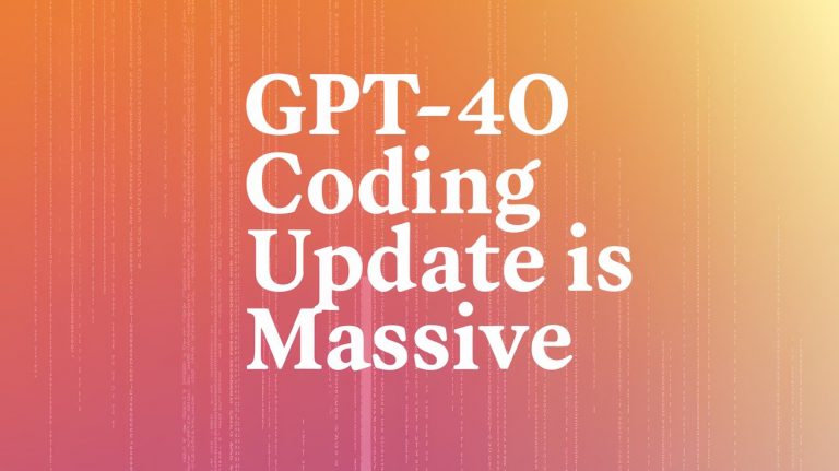 GPT-4o Coding Update is Massive: Best “Non-Thinking” Model?