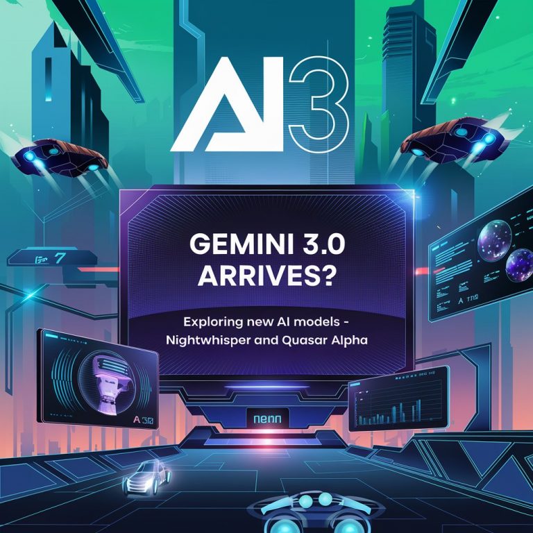 Gemini 3.0 Arrives?: Exploring New AI Models – Nightwhisper and Quasar Alpha