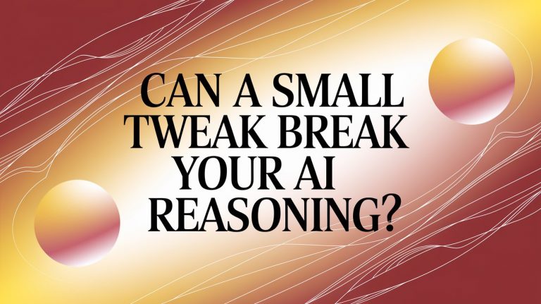 Can a Small Tweak Break Your AI Reasoning?: MIT Study Reveals Something Interesting