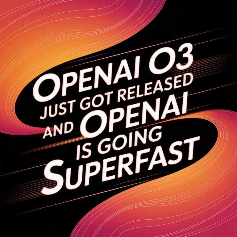 OpenAI O3 Just Got Released  And OpenAi Is Going Superfast