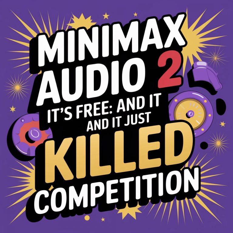 MINIMAX Audio 2 is Here: It’s Free and It Just Killed the Competition