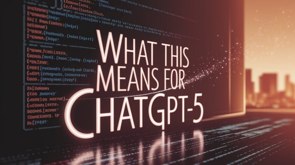 What This Means for ChatGPT-5