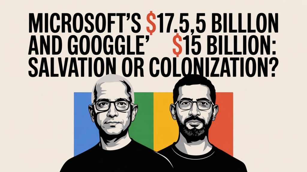 Microsoft's $17.5 Billion and Google's $15 Billion: Salvation or Colonization?