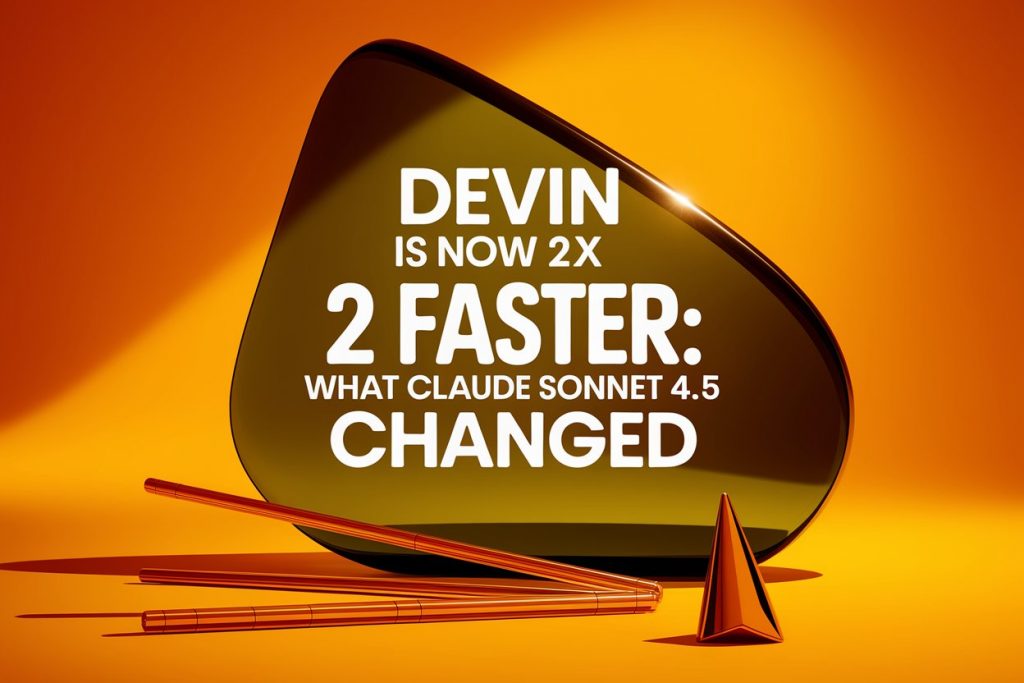 Devin Is Now 2x Faster: What Claude Sonnet 4.5 Changed