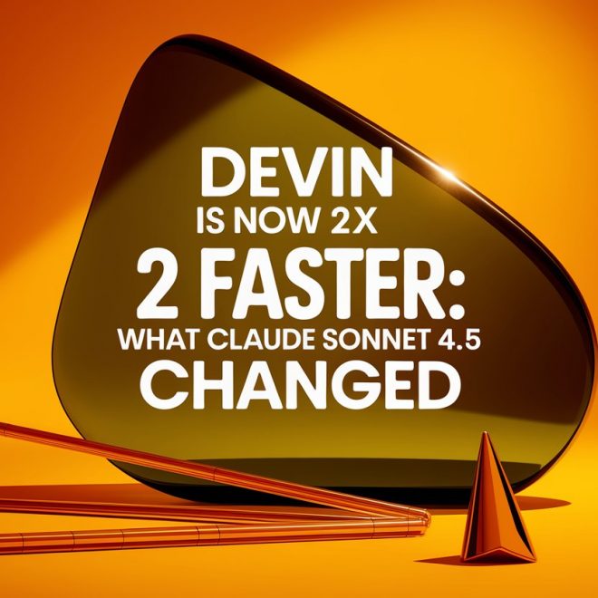 Devin Is Now 2x Faster: What Claude Sonnet 4.5 Changed