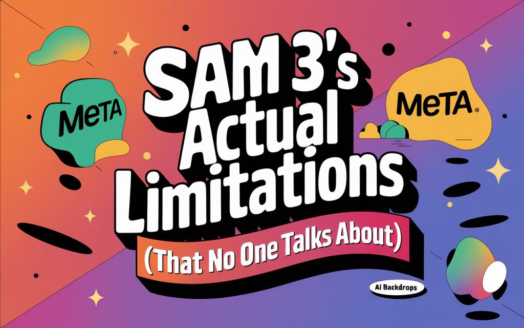 SAM 3's Actual Limitations (That No One Talks About)