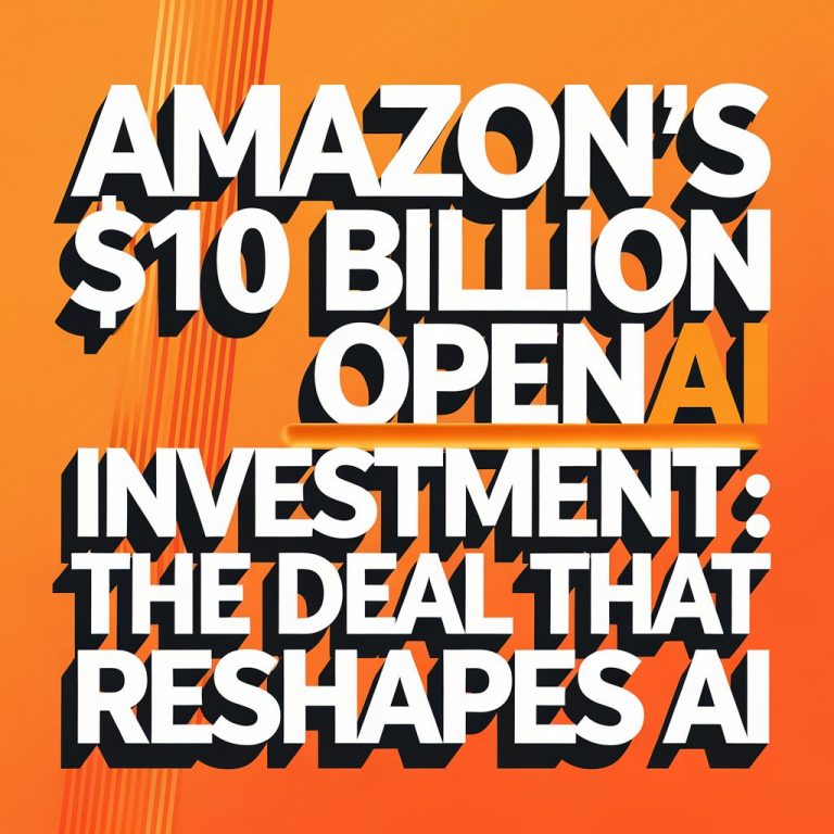 Amazon’s $10 Billion OpenAI Investment: The Deal That Reshapes AI