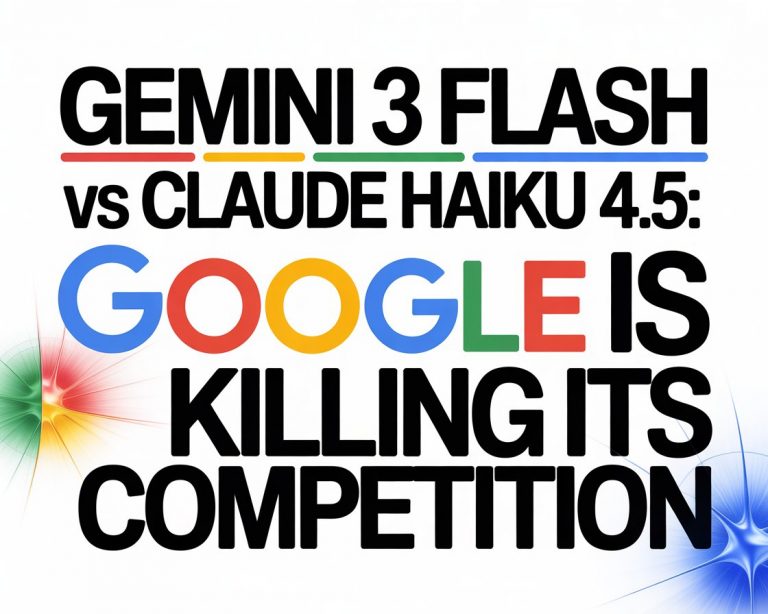 Gemini 3 Flash vs Claude Haiku 4.5: Google is Killing its Competition