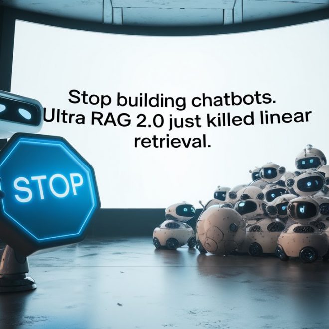 Stop Building Chatbots. Ultra RAG 2.0 Just Killed Linear Retrieval.