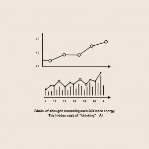 Chain-of-Thought Reasoning Uses 30x More Energy: The Hidden Cost of “Thinking” AI