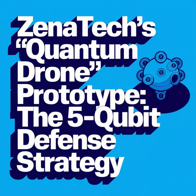 ZenaTech’s “Quantum Drone” Prototype: The 5-Qubit Defense Strategy