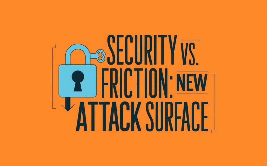 Security vs. Friction: The New Attack Surface