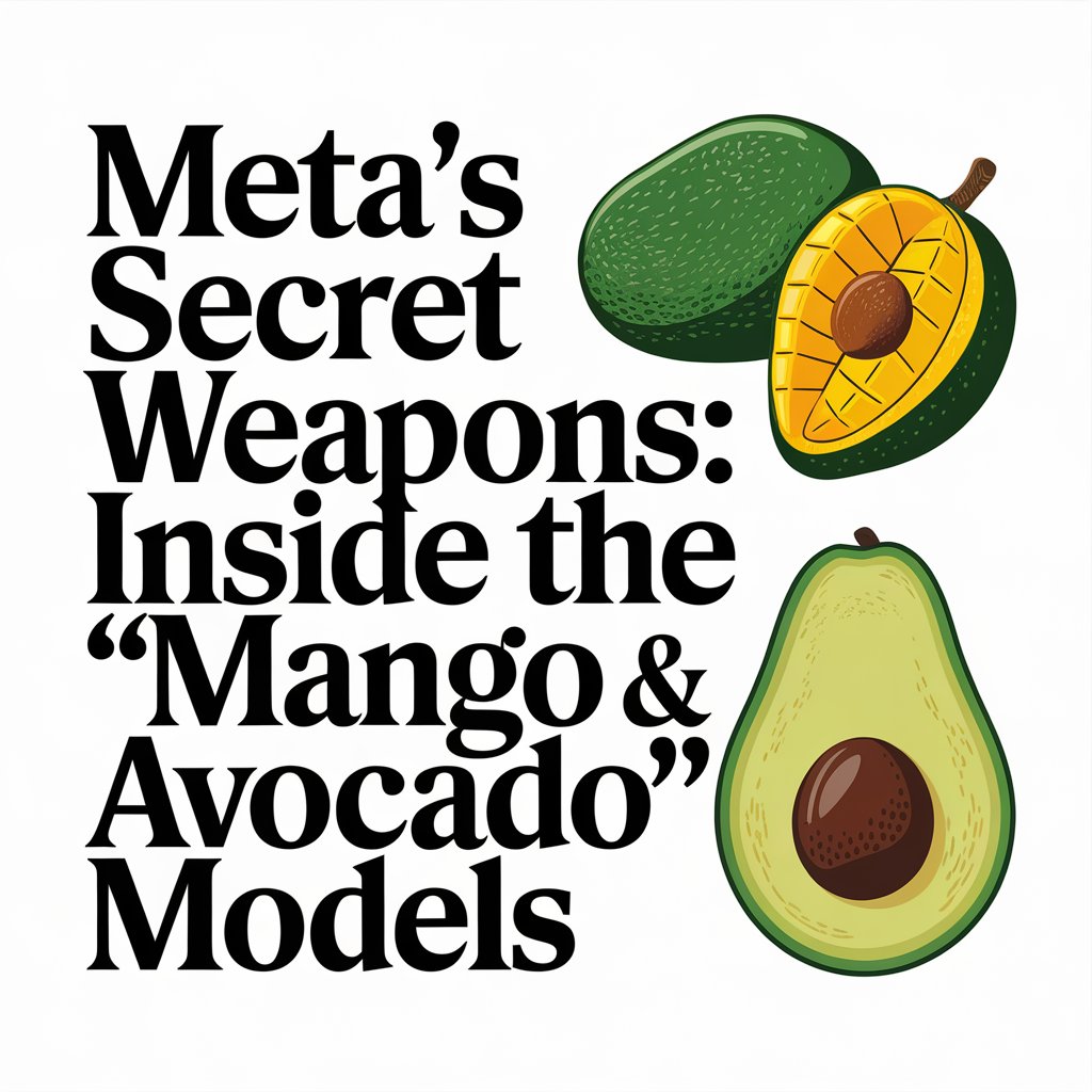 Meta's Secret Weapons: Inside the "Mango" and "Avocado" Models