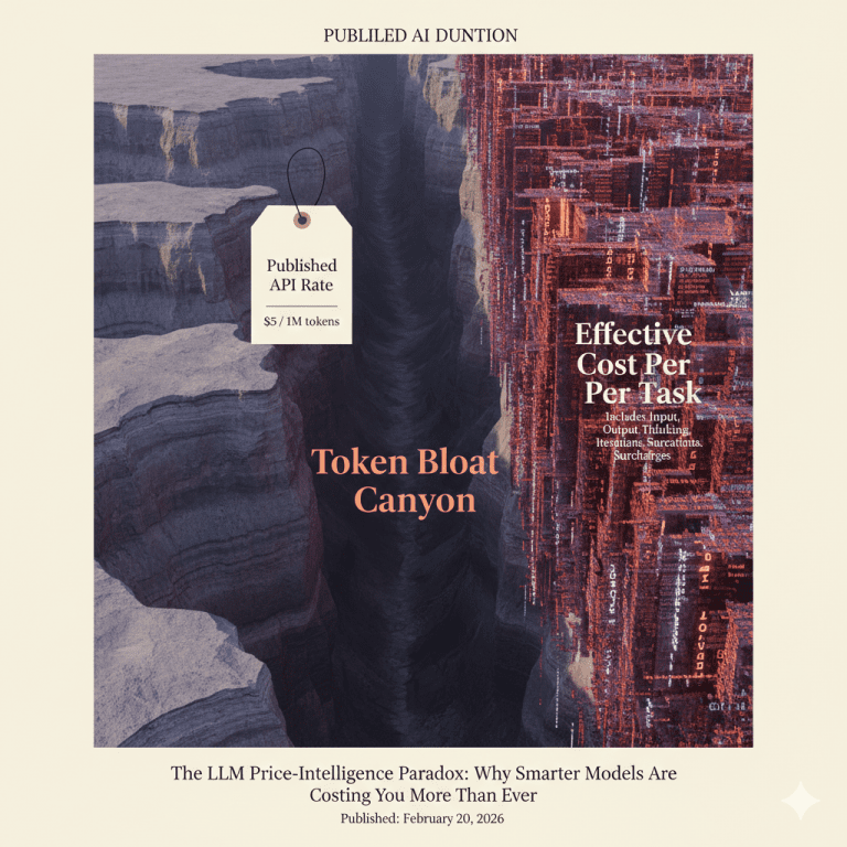 The LLM Price-Intelligence Paradox: Why Smarter Models Are Costing You More Than Ever