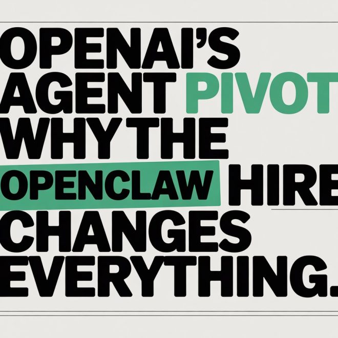 OpenAI’s Agent Pivot: Why the OpenClaw Hire Changes Everything