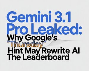 Gemini 3.1 Pro Leaked: Why Google’s “Thursday” Hint May Rewrite the AI Leaderboard
