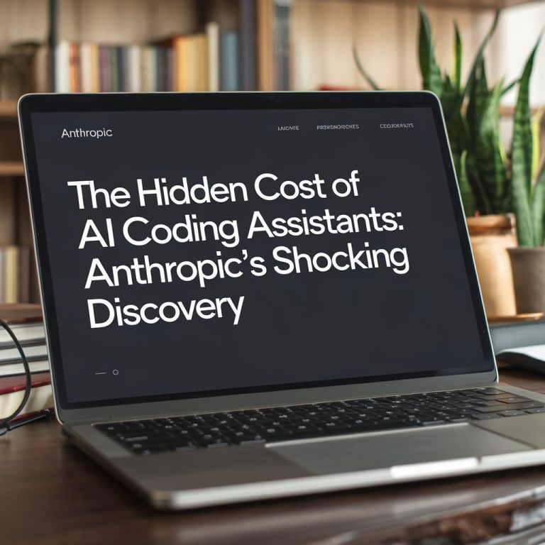 The Hidden Cost of AI Coding Assistants: Anthropic’s Shocking Discovery