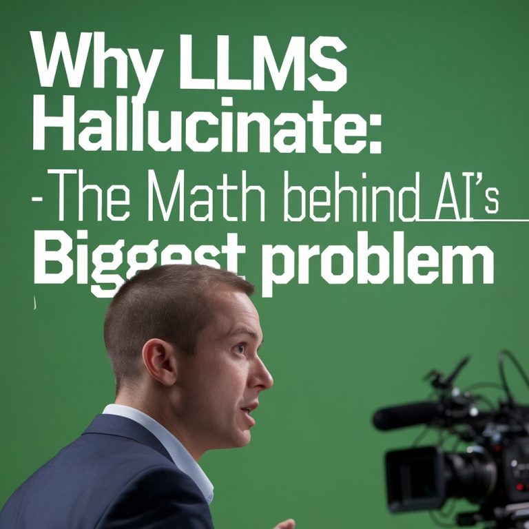 Why LLMs Hallucinate: The Math Behind AI’s Biggest Problem