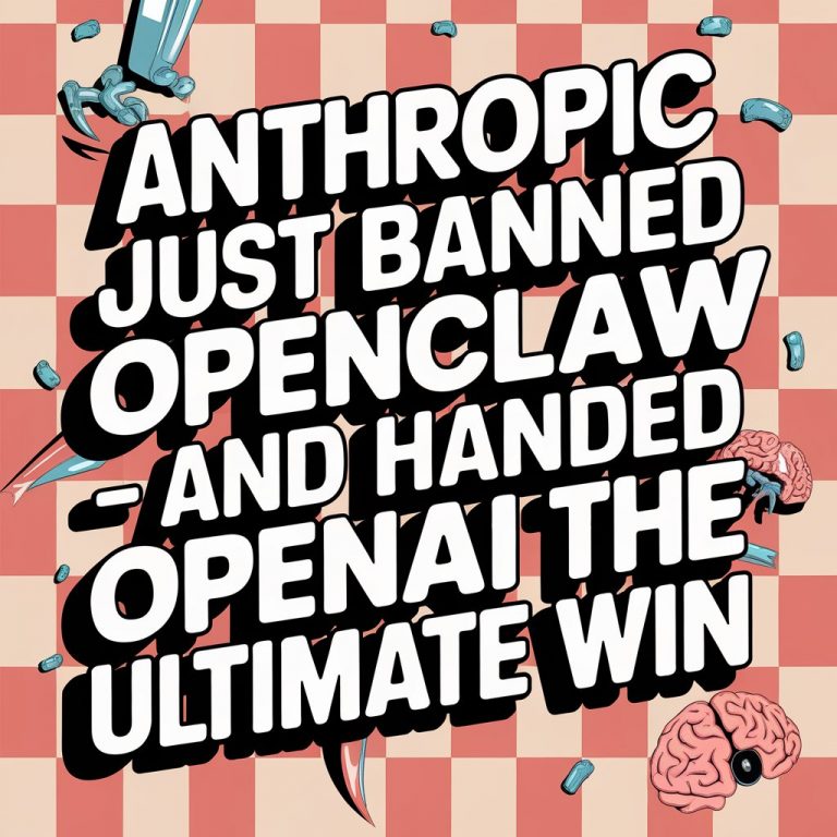 Anthropic Just Banned OpenClaw — And Handed OpenAI the Ultimate Win