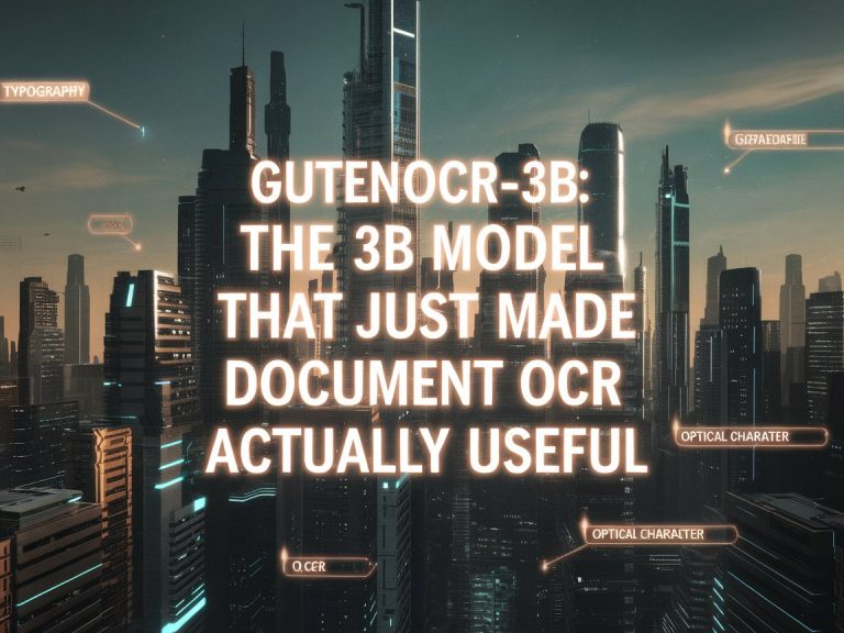 GutenOCR-3B: The 3B Model That Just Made Document OCR Actually Useful