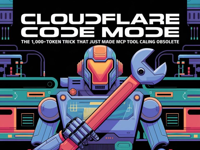 Cloudflare Code Mode: The 1,000-Token Trick That Just Made MCP Tool Calling Obsolete