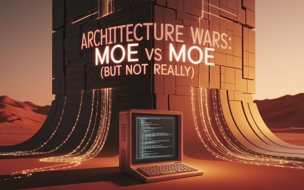 The Architecture Wars: MoE vs MoE (But Not Really)