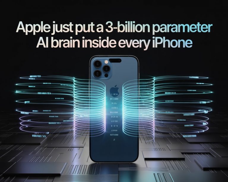 Apple Just Put a 3-Billion Parameter AI Brain Inside Every iPhone — And Gave Devs the Keys