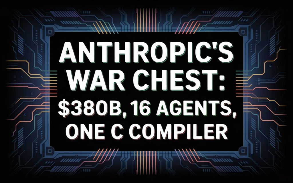 Anthropic’s War Chest: $380B, 16 Agents, One C Compiler