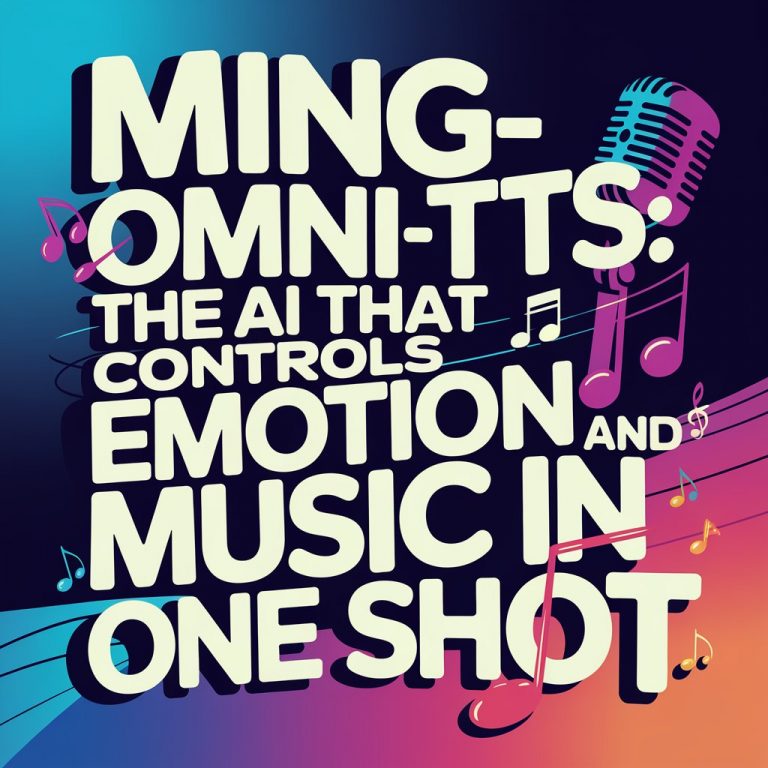 Ming-Omni-TTS: The AI That Controls Emotion, Voice and Music in One Shot