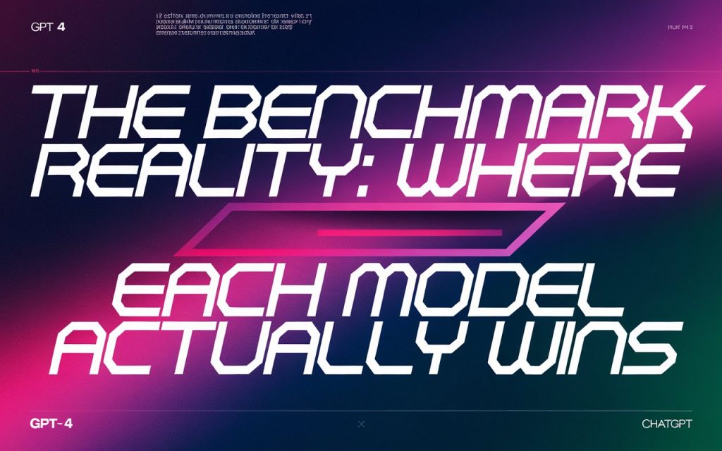 The Benchmark Reality: Where Each Model Actually Wins