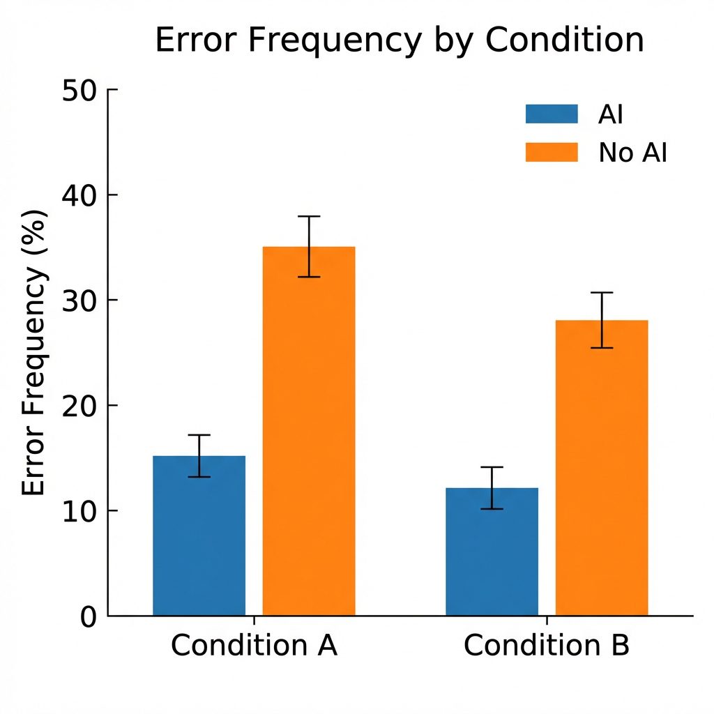 AI interaction time distribution