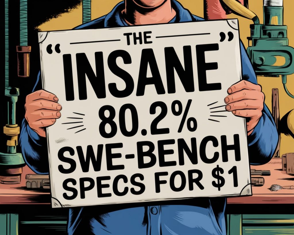 The "Insane" Specs: 80.2% SWE-Bench for $1